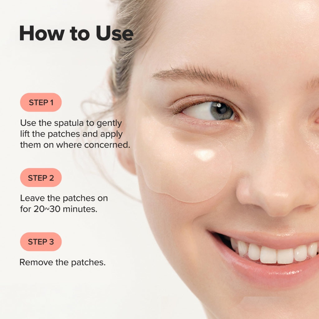 Beauty of Joseon Revive Under Eye Patch Retinal Ginseng for Puffy Under Eye Bag Masks Collagen Peptide Korean Skincare for Women and Men, 60 Sheets 30 Pairs - New