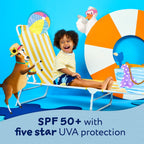Childs Farm Kids & Baby Sun Cream SPF 50+ | UVA & UVB Very High Protection | Extra Water Resistant | Fragrance Free | Suitable for Dry, Sensitive Skin, 200ml - Damaged Box