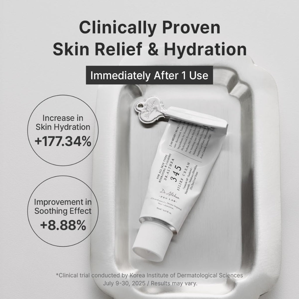 Dr.Althea 345 Relief Cream, Korean Skincare, 50ml (Ver.2 - Pack of 1) - Damaged Box