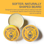 Seven Potions Beard Wax for Men - Medium Hold Styling Wax to Shape And Nourish Your Beard - All-Natural, Vegan, Cruelty Free - Citrus Tonic (30 ml) - Damaged Box