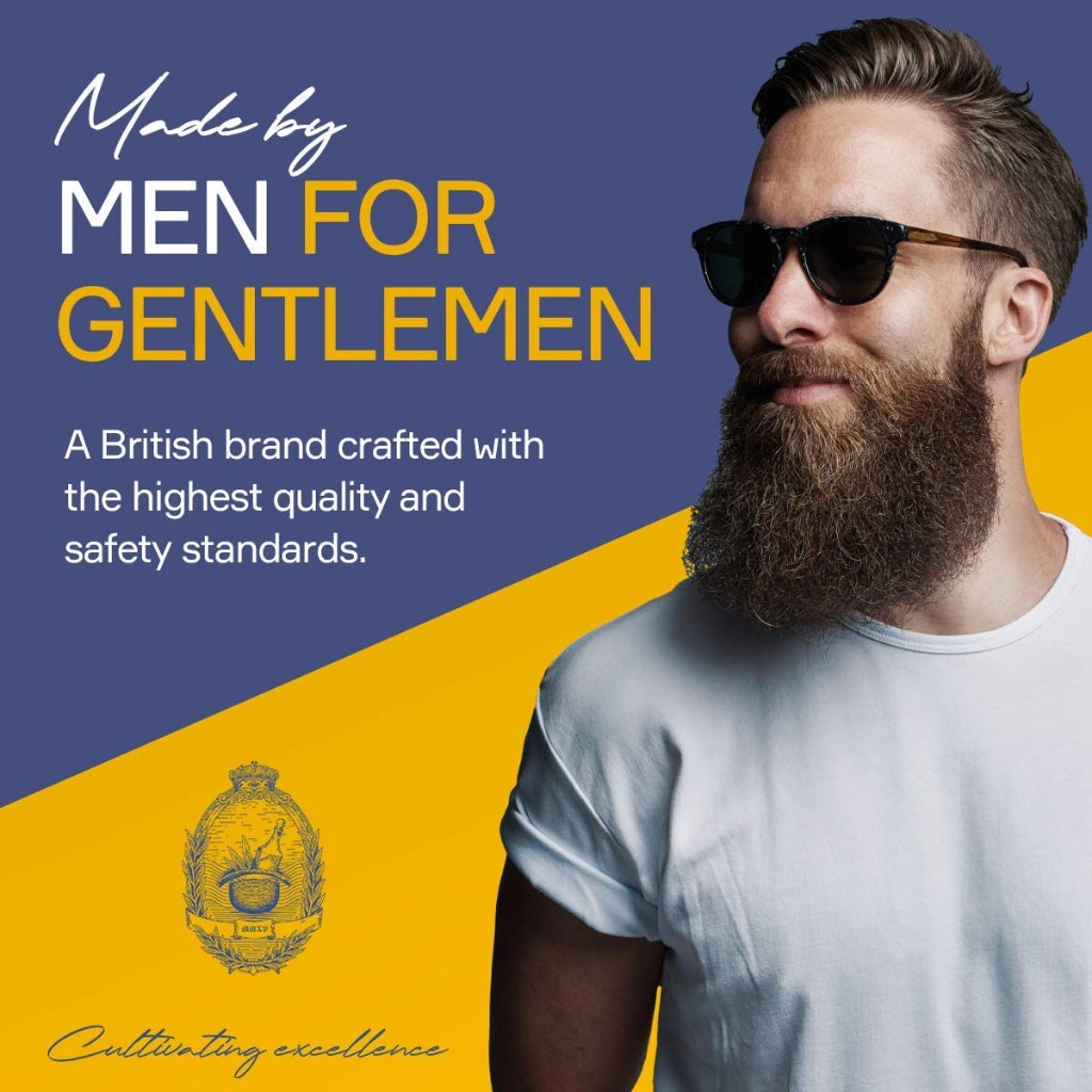 Seven Potions Beard Wax for Men - Medium Hold Styling Wax to Shape And Nourish Your Beard - All-Natural, Vegan, Cruelty Free - Citrus Tonic (30 ml) - Damaged Box
