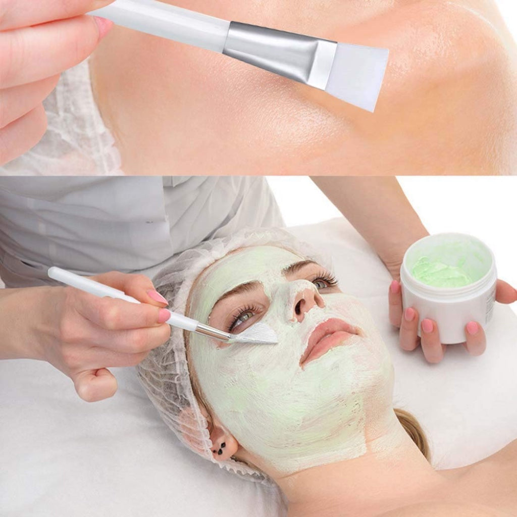 24 Pcs Silicone Facial Mask Brushes - Face Mask Applicators Tool Set - Damaged Box