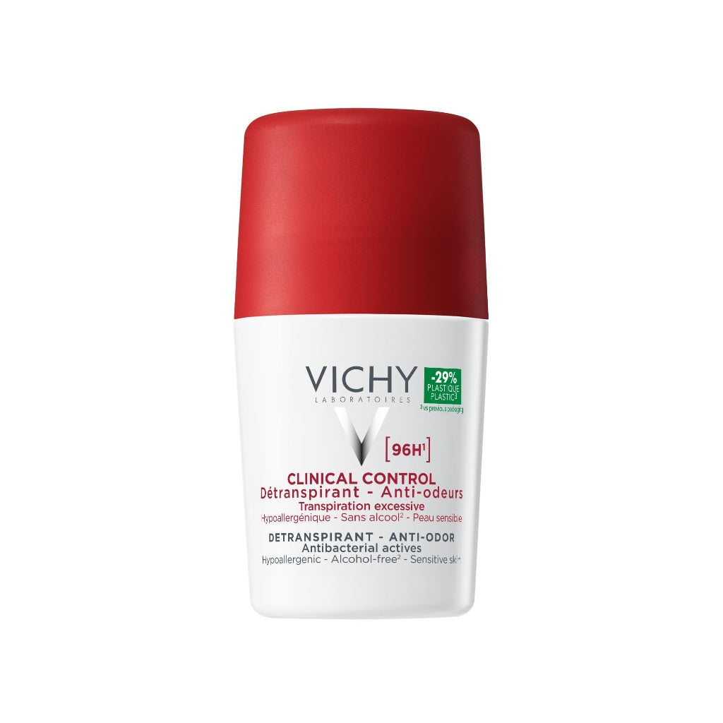Vichy 96H Clinical Control Anti-Perspirant Deodorant Roll-On, 50ml - New