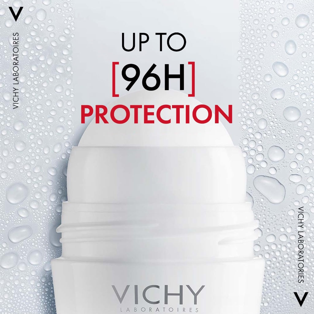 Vichy 96H Clinical Control Anti-Perspirant Deodorant Roll-On, 50ml - New