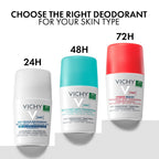 Vichy 96H Clinical Control Anti-Perspirant Deodorant Roll-On, 50ml - New