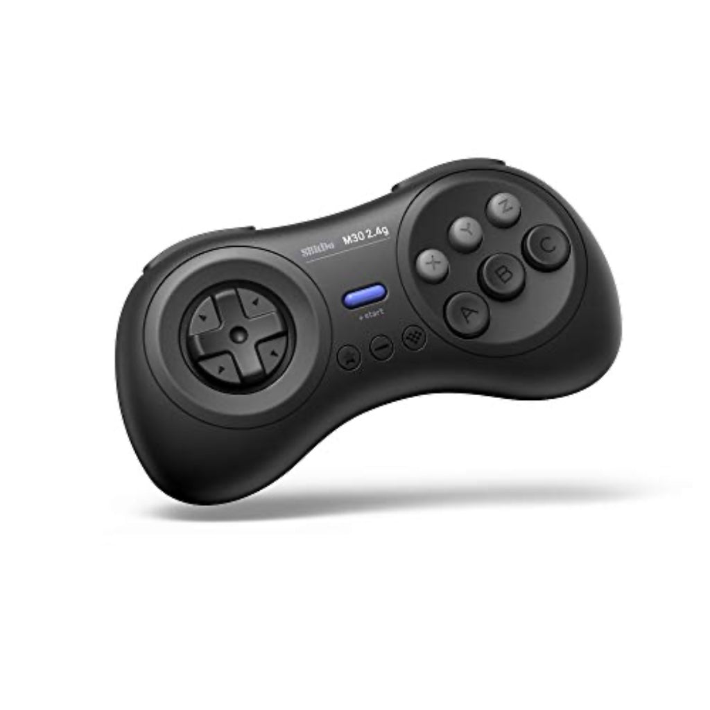 8Bitdo M30 2.4G Wireless Gamepad - Sega Mega Drive Genesis Controller - Black Retro Gaming Pad - Like New