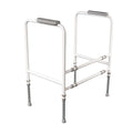 NRS Toilet Frame S18993 - Height & Width Adjustable Toilet Support Aid - Bathroom Mobility Assist - Damaged Box