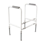NRS Toilet Frame S18993 - Height & Width Adjustable Toilet Support Aid - Bathroom Mobility Assist - Damaged Box