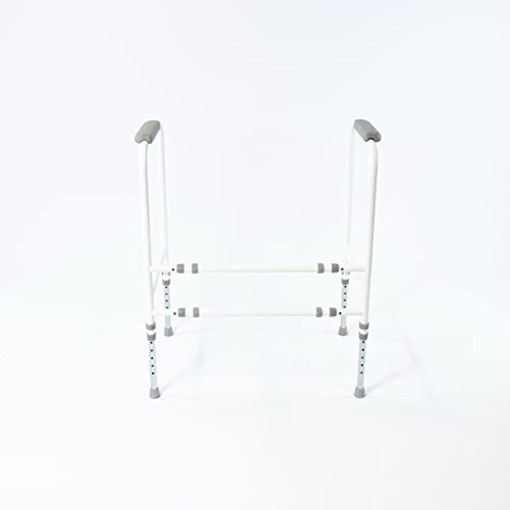 NRS Toilet Frame S18993 - Height & Width Adjustable Toilet Support Aid - Bathroom Mobility Assist - Damaged Box