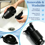 Topcloud Shrinkable Urinal 2 Pack - 750ml Male Female Portable Mobile Toilet Bottle - Reusable Emergency Camping Car Travel Pee Potty - Damaged Box