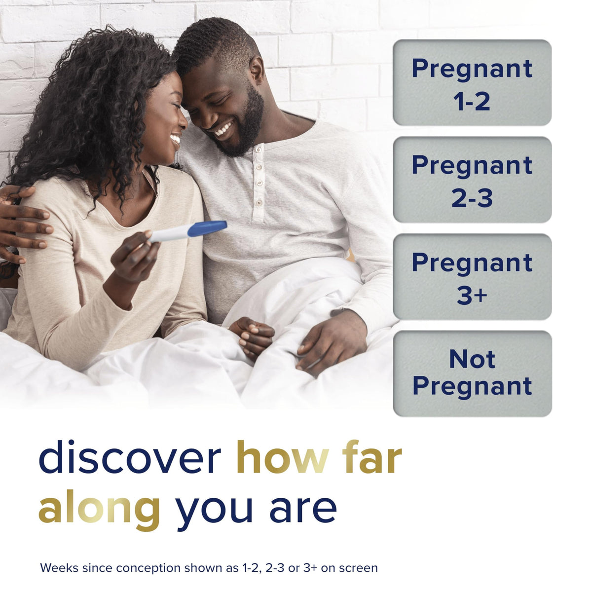 Clearblue Digital Pregnancy Test with Weeks Indicator - 2 Tests - Damaged Box - BBE 11/2028