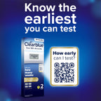 Clearblue Digital Pregnancy Test with Weeks Indicator - 2 Tests - Damaged Box - BBE 11/2028