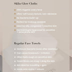 Disposable Face Cloths | SKLIN Glow Cloths - 50 count | Luxury Single-Use Face Towels | Dermatologist Approved | 100% Plant-Based Viscose | Sensitive & Acne-Prone Skin | UK Brand - New