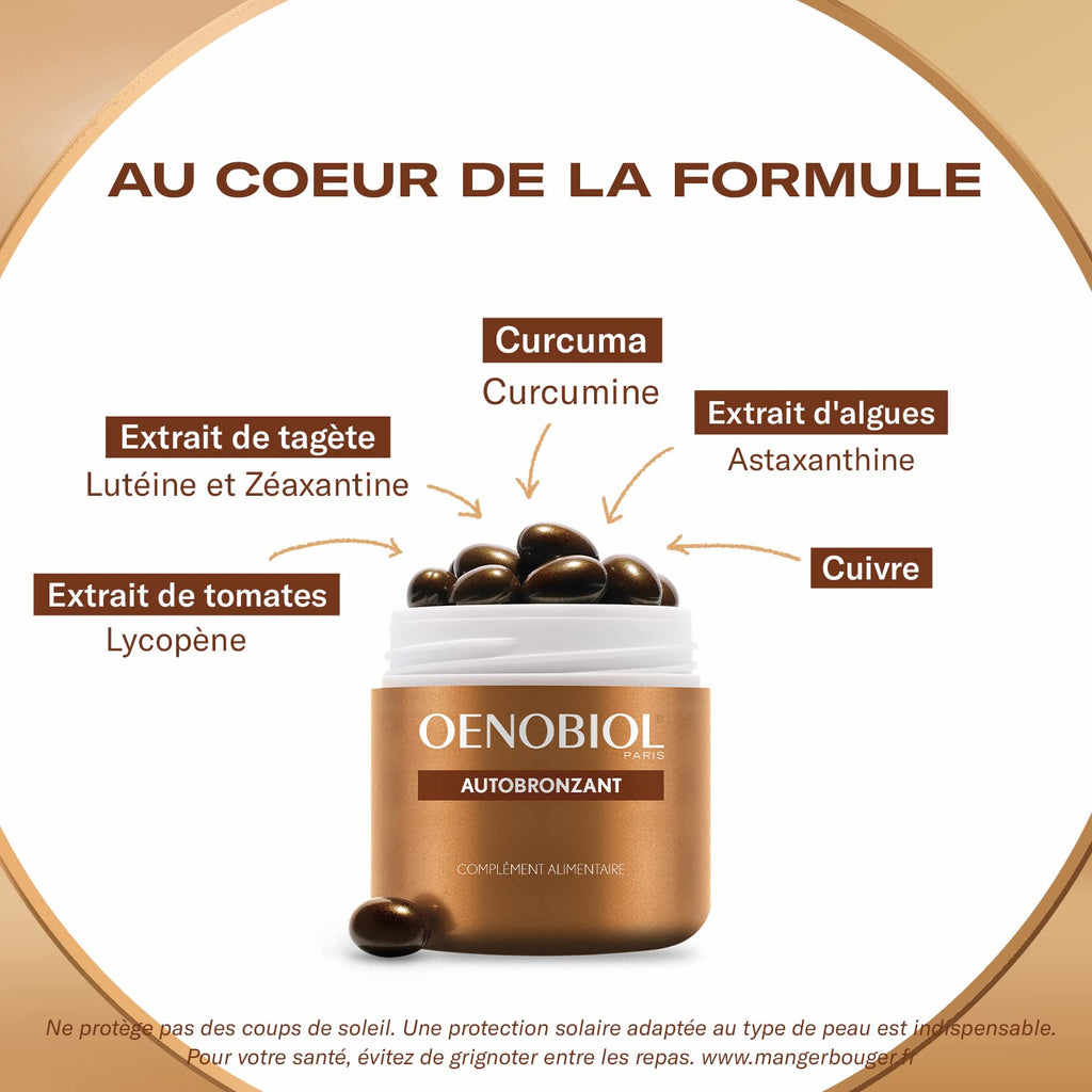 Oenobiol Self-Tanning Luminous Uniform Colour Without Sun - Set of 2 Boxes - Damaged Box - BBE 09/2028