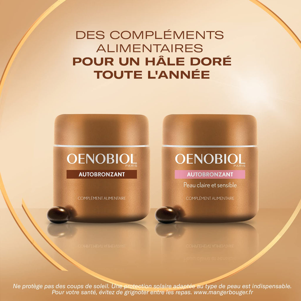 Oenobiol Self-Tanning Luminous Uniform Colour Without Sun - Set of 2 Boxes - Damaged Box - BBE 09/2028