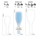 Tangle Teezer Ultimate Detangler Hairbrush - For Wet & Dry Hair - Detangling Brush for All Hair Types - Two-Tiered Teeth Reduce Breakage & Eliminate Knots - Lilac Cloud Blue - Damaged Box