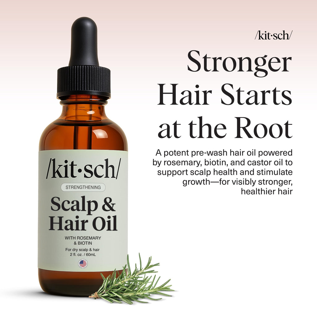 Kitsch Lavender Scent Rosemary Oil for Hair Growth - 60ml - Damaged Box