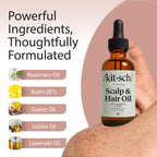 Kitsch Lavender Scent Rosemary Oil for Hair Growth - 60ml - Damaged Box