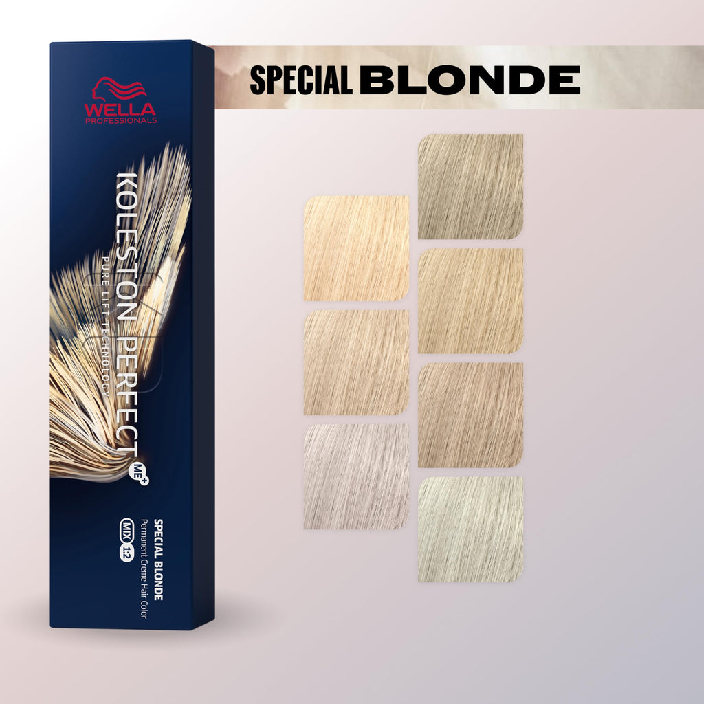 Wella Koleston Perfect MEPlus Special Blonde Permanent Hair Colour, No. 12/96 Special Blonde/Cendre Violet, 60 ml - Damaged Box