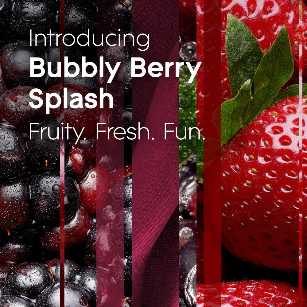 Glade Plug In Air Freshener Refill - Bubbly Berry Splash Scented Oil - Electric Room Diffuser - 6 x 20ml Pack - New