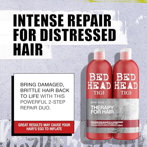 Bed Head by TIGI Resurrection Shampoo & Conditioner, Set 2x 750ml - New