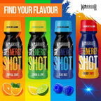 Warrior Rage Energy Shots - 12 x 60ml Tropical Sourz Pre Workout Drink - Ready to Drink Energy Shot - Damaged Box - BBE 03/2027