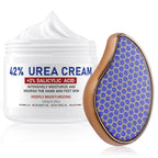 OUKEYA Urea Cream 42% plus Salicylic Acid 2%, Urea Foot Hand Cream for Dry Cracked Feet, Heels, Elbows, Salicylic Acid Cream for Moisturizer, Removes Corns Calluses Dead Skin and Softens Toenails - New - BBE 11/2029