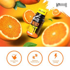 Warrior Rage Energy Shots - 12 x 60ml Tropical Sourz Pre Workout Drink - Ready to Drink Energy Shot - Damaged Box - BBE 03/2027