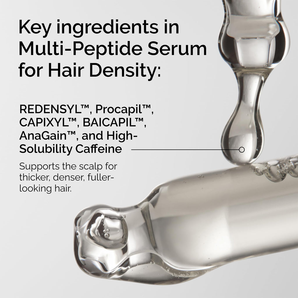 The Ordinary Multi-Peptide Serum for Hair Density and Scalp Support, Peptide-Powered Formula for Thicker, Fuller Looking Hair, 30ml - New