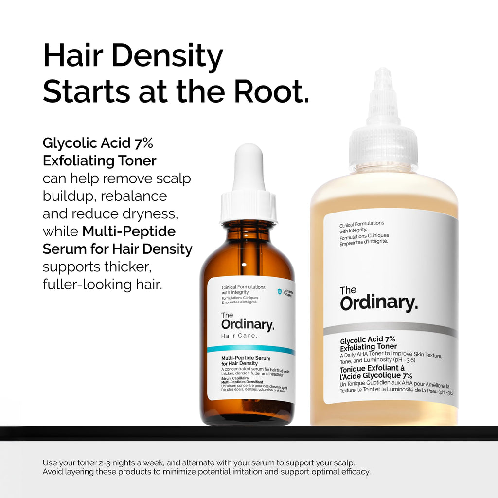 The Ordinary Multi-Peptide Serum for Hair Density and Scalp Support, Peptide-Powered Formula for Thicker, Fuller Looking Hair, 30ml - New