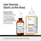 The Ordinary Multi-Peptide Serum for Hair Density and Scalp Support, Peptide-Powered Formula for Thicker, Fuller Looking Hair, 30ml - New