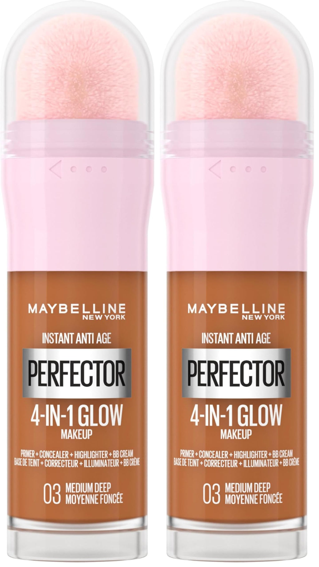 Maybelline Primer 4 in 1 Instant Anti Age Rewind Perfector, 0.5 Fair Light - Damaged Box