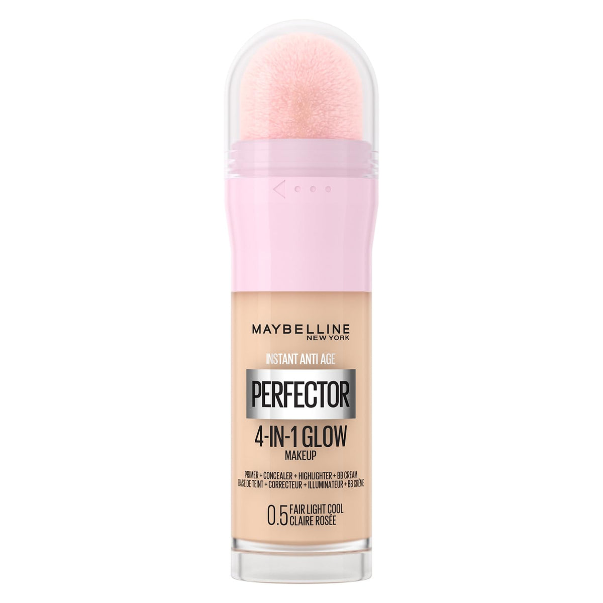 Maybelline Primer 4 in 1 Instant Anti Age Rewind Perfector, 0.5 Fair Light - Damaged Box