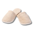 Eco Bath London Natural Toweling Slippers - Luxury 100% Organic Cotton, Ultra Soft, Machine Washable Indoor Slippers for Bath and Home, S Size (4-5) - New