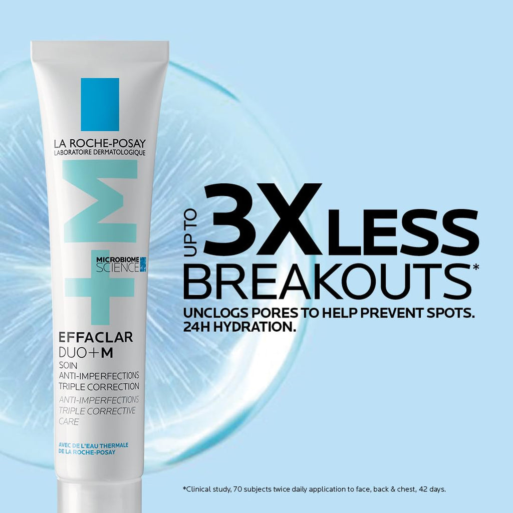 La Roche-Posay Effaclar Duo+M, Anti-Breakout Corrective Gel, 40ml - Damaged Box - BBE 02/2029