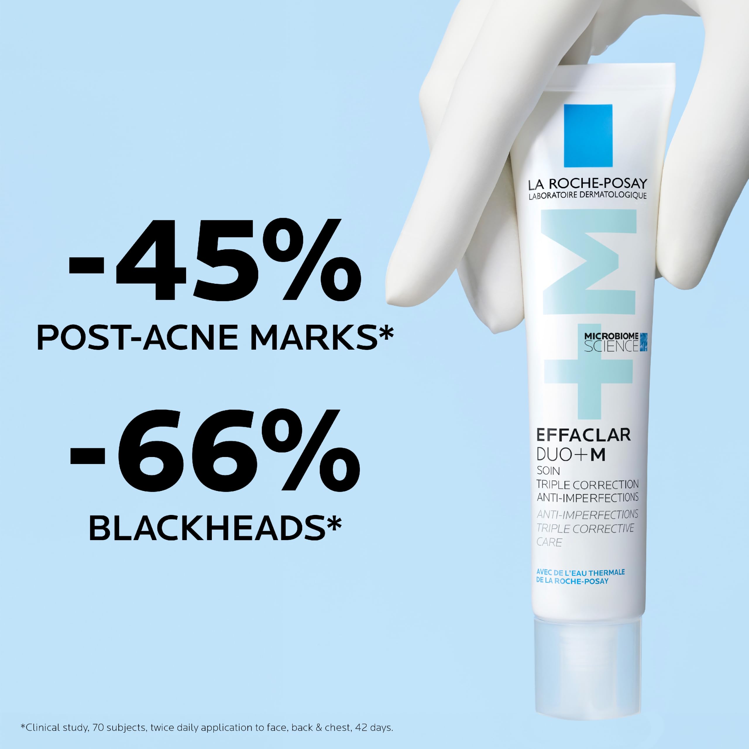 La Roche-Posay Effaclar Duo+M, Anti-Breakout Corrective Gel, 40ml - Damaged Box - BBE 02/2029