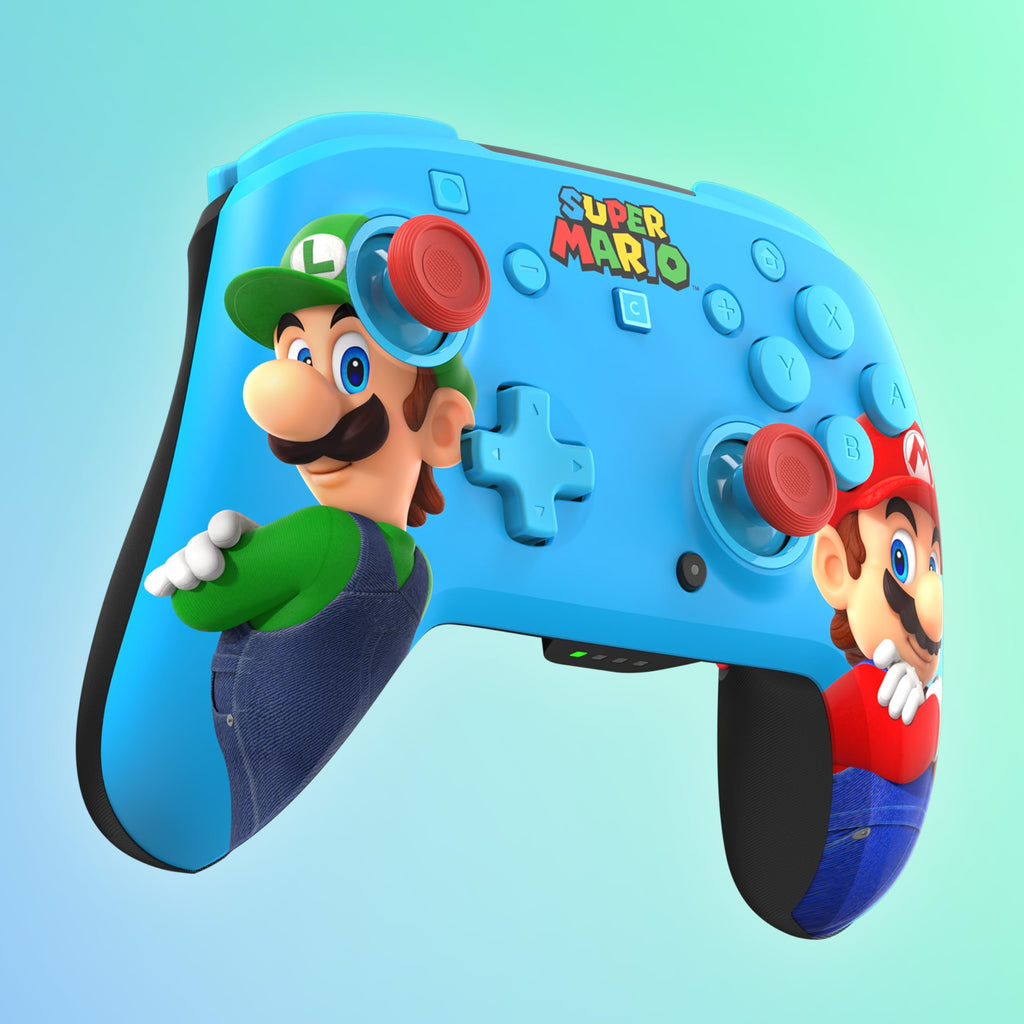 Turtle Beach Rematch Wireless Controller: Mario & Luigi, Nintendo Switch 2 - New