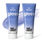 Josh Wood Hair Gloss Icy Blonde, Semi-Permanent Colour Toner, Vegan, 100ml - Damaged Box