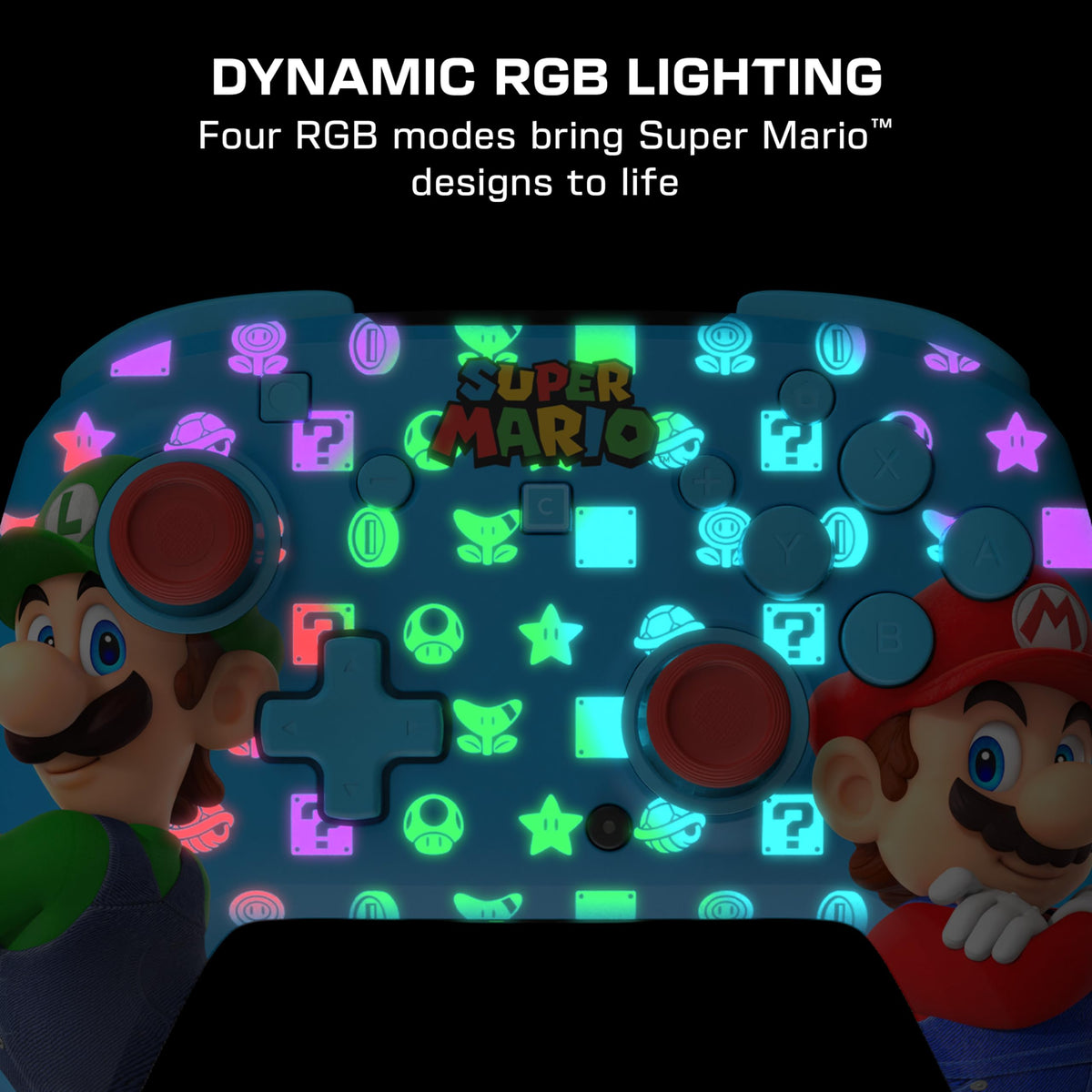 Turtle Beach Rematch Wireless Controller: Mario & Luigi, Nintendo Switch 2 - New