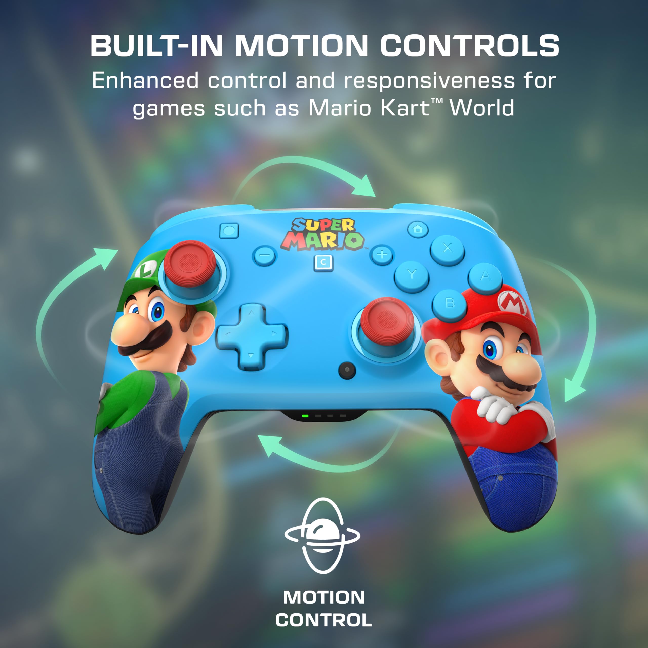 Turtle Beach Rematch Wireless Controller: Mario & Luigi, Nintendo Switch 2 - New