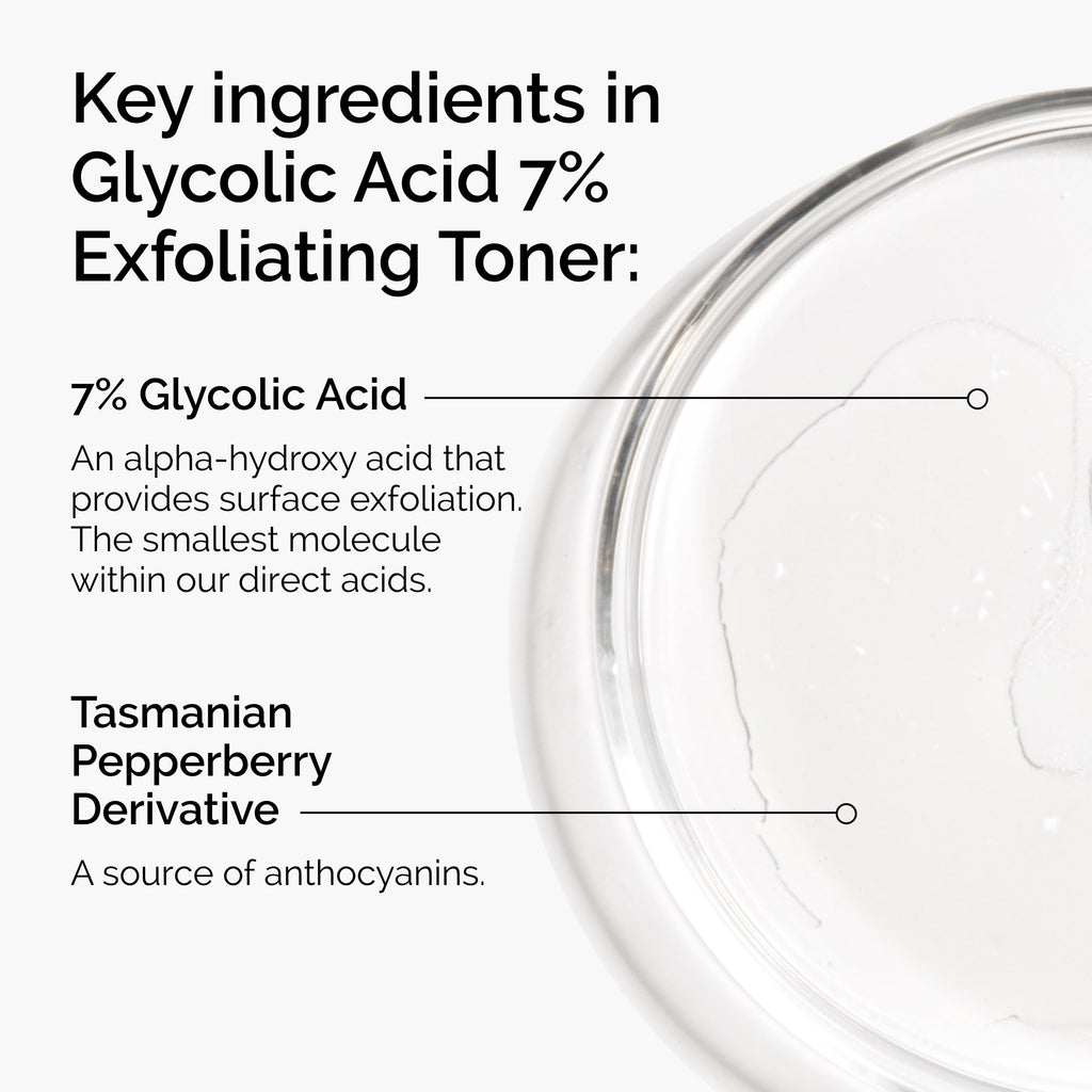 The Ordinary Glycolic Acid 7% Exfoliating Toner, Brightening and Smoothing Daily Toner for More Even-Looking Skin Tone, 240ml - New