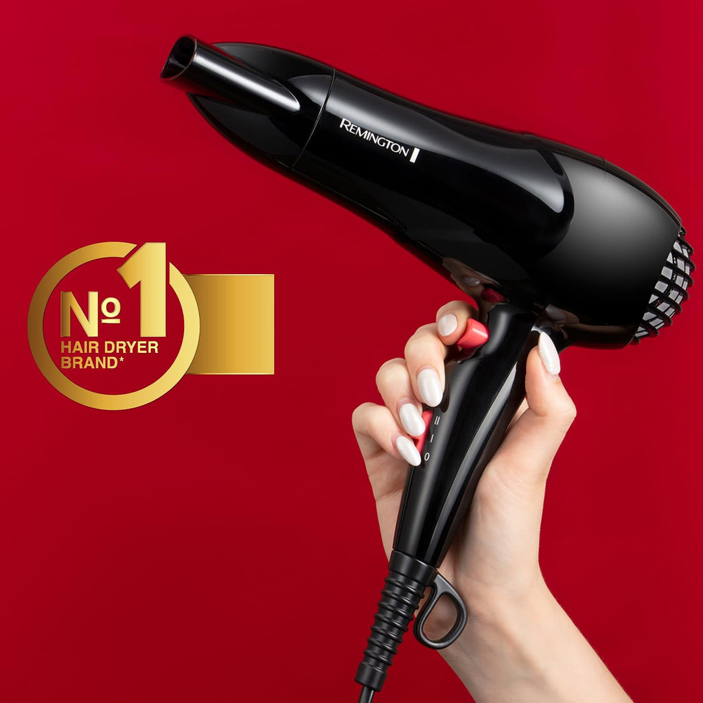 Remington Fast Dry Hair Dryer, 1900W, Lightweight and Compact, D2000 - Very Good