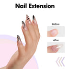 FZANEST HEMA & TPO-Free Builder Nail Gel With Top and Base Coat, 15ml * 3pcs Gel Polish Kit for Nail Strengthening Apex Extension Soak Off No Wipe Top Finish Base LED Lamp Cured - New