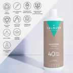 Valquer Stabilized Hydrogen Peroxide Cream 40 Volume 12% - Hair Colour Oxidizer Bleach Developer 1L - New