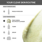 Arencia Korean Rice Mochi Face Cleanser - Face Mask, Foaming Cleanser, Gentle Scrub All in One - Deep Cleansing, Moisturizing, Pore Minimizing, Removing Blackhead- with Rice Water & Green Tea, Mugwort - New - BBE 03/2029