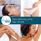 My Skin Wax - Hard Wax Beads, 800g, Hypoallergenic, Wax Beads for Sensitive Skin, Painless, Stripless Hair Removal Wax, Men, Women, Face wax, Leg Wax, Bikini Wax, Brazilian, Eye Brow, Lip - New - BBE 05/2029