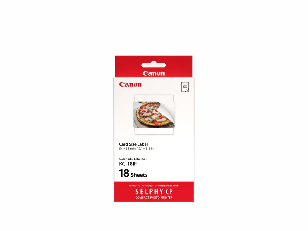 Canon SELPHY RP-108 Ink + Paper Multipack - Genuine Printer Ink Cartridges 2 Pack (2 x Cartridges) & 108 Sheets (100 x 148mm) - New