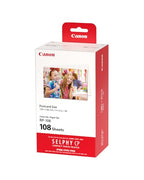 Canon SELPHY RP-108 Ink + Paper Multipack - Genuine Printer Ink Cartridges 2 Pack (2 x Cartridges) & 108 Sheets (100 x 148mm) - New