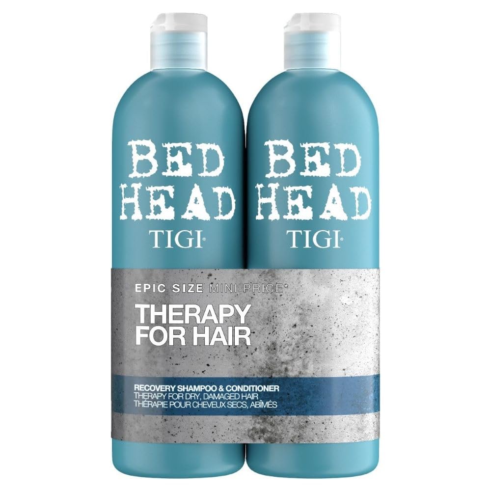 Bed Head by TIGI Recovery Shampoo & Conditioner Set, 2x 750ml - New