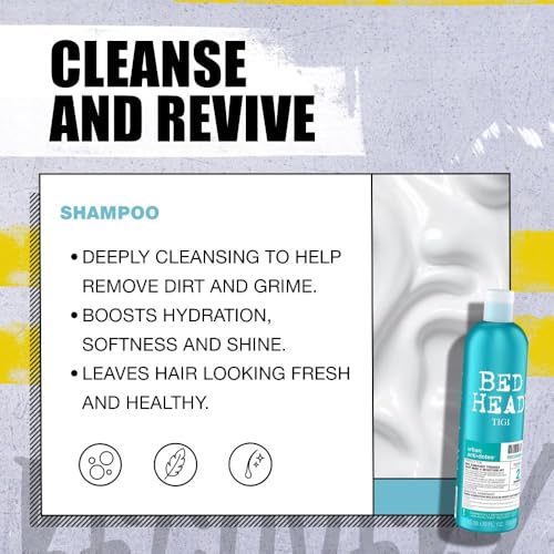 Bed Head by TIGI Recovery Shampoo & Conditioner Set, 2x 750ml - New